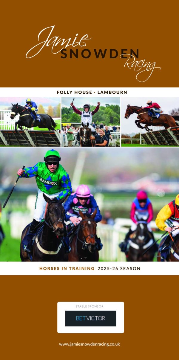 Jamie Snowden 2025-26 Horses in Training Brochure